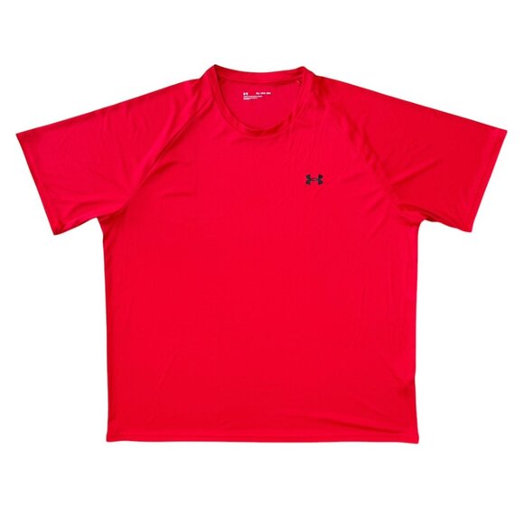 Under Armour Performance Tshirt Mens 3XL Loose Fit Gym Training Running Red - Picture 1 of 6
